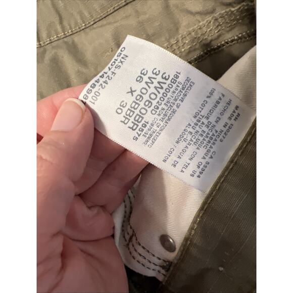 Wrangler Riggs Mens Work Wear Cargo Pants Size 36 Brown Rugged Outdoor Mid Rise - Picture 9 of 12